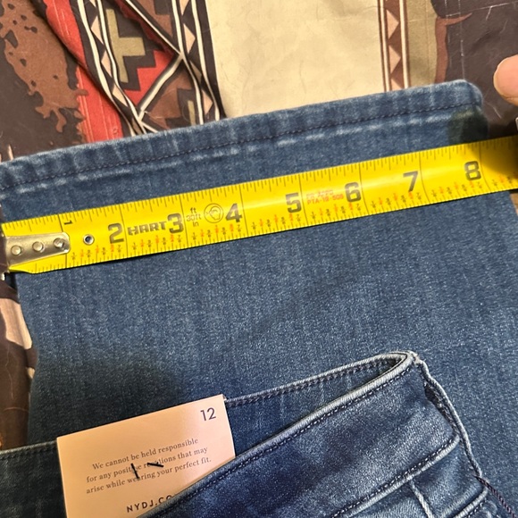136. NYDJ Cool Embrace Straight Leg Jeans in Denim Blue - Picture 10 of 14